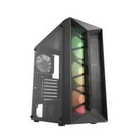 FSP  CMT211 ARGB Tempered Glass Gaming Case (4*FAN)