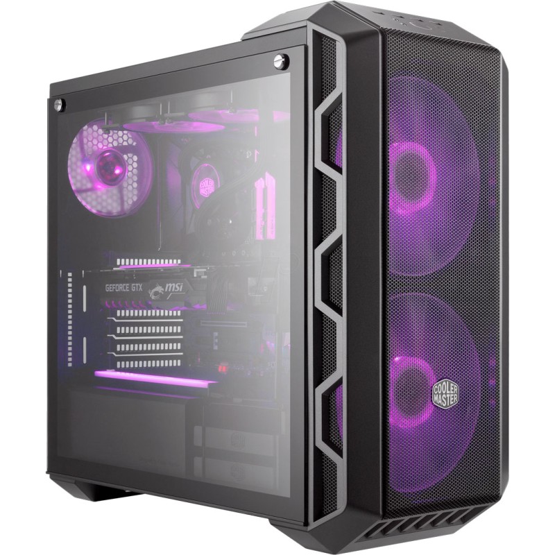 COOLERMASTER MasterCase H500 RGB Tempered Glass Gaming Case Taipei