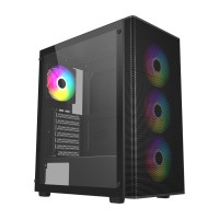FSP M220 ARGB Tempered Glass Gaming Case (4*FAN)