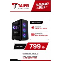 Taipei X3D Gaming PC Ryzen 5 7500X3D 96 MB (3D V-Cache) -RTX5060 8GB D7-16GB D5 5600 (Clearance Offer #1)