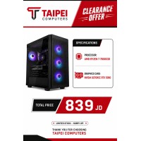 Taipei X3D Gaming PC Ryzen 7 7800X3D 96 MB (3D V-Cache) -RTX5060 8GB D7-16GB D5 5600 (Clearance Offer #2)