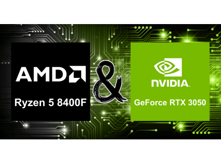 Taipei Budget/Performance Gaming AMD PC-Ryzen 5 8400F Up To 4.7GHZ /RTX3050/16GB D5