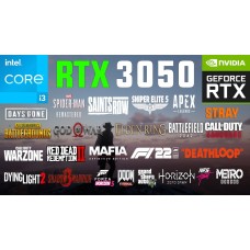 Taipei SUPER BUDGET Full Gaming Setup I3 13TH-RTX3050-24'' 144HZ Monitor-FREE RGB GAMING KEYBOARD & MOUSE 