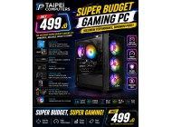 Taipei SUPER BUDGET Gaming PC I3 14TH 14100 -RTX3050 6GB -16GB D4