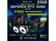 Galax RTX5060 1-Click OC 8GB DDR-7 Graphics Card V2 +FSP 550W HV PRO 80 PLUS 
