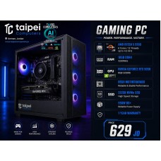 Taipei Budget/Performance Gaming AMD PC-Ryzen 5 5500 Up To 4.2GHZ -RTX5050 8GB  