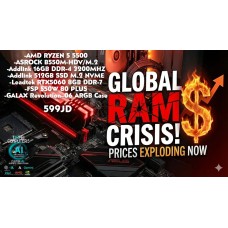 Taipei Budget/Performance Gaming AMD PC-Ryzen 5 5500 Up To 4.2GHZ -RTX5060 8GB D7 (RAM Crisis Offer)