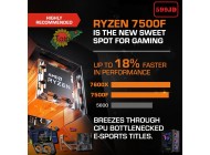 Taipei Budget/Performance Gaming AMD PC-Ryzen 5 7500F Up To 5GHZ -RTX5060 8GB D7 