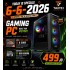 Taipei SUPER Budget Gaming AMD PC-Ryzen 5 5500 Up To 4.2GHZ -RTX3050 6GB-16GB-512GB SSD (Gamers Gonna Game) 499JD 6-6-2026 6CORE CPU 6GB GPU
