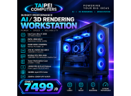 Taipei Budget/Performance AI/3D Rendering Workstation Ultra 9 285K 24 CORE -RTX PRO 4500 32GB DDR-7 ECC-64GB D5-2TB GEN 5 