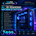 Taipei Budget/Performance AI/3D Rendering Workstation Ultra 9 285K 24 CORE -RTX PRO 4500 32GB DDR-7 ECC-64GB D5-2TB GEN 5 