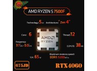 Taipei PC RYZEN 5 7500F-RTX4060