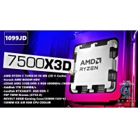 Taipei X3D Performance/Budget ~ Gaming PC AMD PC-Ryzen 5 7500X3D 96 MB (3D V-Cache) -RTX5060TI 8GB D7-32GB D5 6800