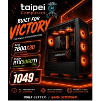 Taipei Performance Gaming AMD X3D PC-Ryzen 7 7800X3D/RTX5060TI/16GB D5 