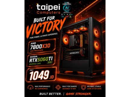 Taipei Performance Gaming AMD X3D PC-Ryzen 7 7800X3D/RTX5060TI/16GB D5 