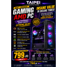 Taipei Budget/Performance Gaming AMD PC-Ryzen 5 8400F Up To 4.7GHZ /RTX5060/16GB D5 (799JD)