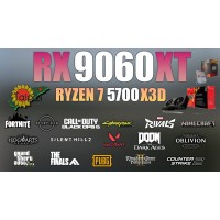 Taipei AMD X3D Gaming PC #1 RYZEN 7 57003XD-RX9060XT