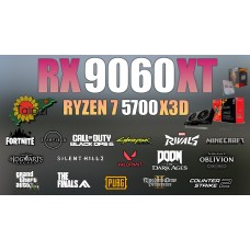 Taipei AMD X3D Gaming PC #1 RYZEN 7 57003XD-RX9060XT