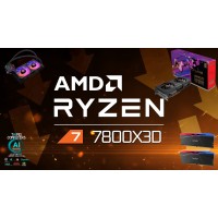 Taipei AMD X3D Gaming PC 7800X3D/RX9070 16GB 