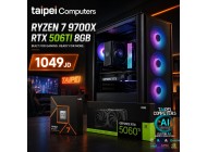 Taipei Performance Gaming AMD PC-Ryzen 7 9700X Up To 5.5GHZ /RTX5060TI 8GB/16GB D5 