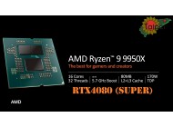 Taipei Enthusiast PC RYZEN 9 9950X 16 CORE-RTX4080 (SUPER) 16GB D6X-64GB 7200MT/s-4TB 7400MB/s