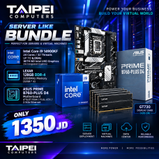 Server LIKE BUNDLE i9 14900KF 14TH GEN 24 Core/128GB DDR-4 (32GB*4)/ASUS PRIME B760-PLUS D4 FULL ATX/2.5Gb Ethernet/NVIDIA GT730 Display