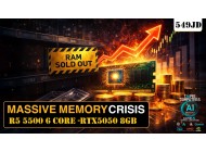 Taipei Budget/Performance Gaming AMD PC-Ryzen 5 5500 Up To 4.2GHZ -RTX5050 8GB  (RAM Crisis Offer #2)