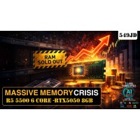 Taipei Budget/Performance Gaming AMD PC-Ryzen 5 5500 Up To 4.2GHZ -RTX5050 8GB  (RAM Crisis Offer #2)