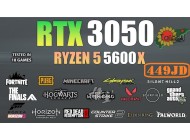 Taipei AMD Budget/performance Gaming PC #2 RYZEN 5 5600X-RTX3050