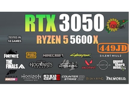 Taipei AMD Budget/performance Gaming PC #2 RYZEN 5 5600X-RTX3050