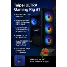 Taipei ULTRA Gaming Rig #1-ULTRA 5 225/B860 D5/RTX5060 8GB D7/16GB D5/1TB NVME