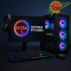 Taipei ULTRA Gaming Setup #1 -ULTRA 5 245KF-Z890-RTX5060TI D7-27'' 2K 165HZ-Mechanical Keyboard-7.1Headset-HyperX Mouse
