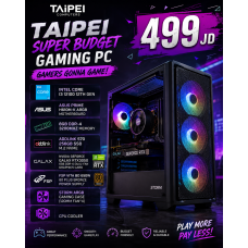 Taipei SUPER Budget Gaming PC-I3 12100-RTX3050 6GB (Gamers Gonna Game) 499JD