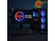 Taipei ULTRA Gaming Setup #2 -ULTRA 7 265K-Z890-RTX5060TI D7-27'' 2K 165HZ-Mechanical Keyboard-7.1Headset-HyperX Mouse