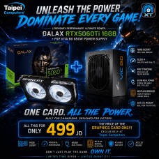 Galax RTX5060TI 1-Click OC 16GB DDR-7 Graphics Card +FSP 650W VITA BD 80 PLUS Bronze (ATX3.1)   