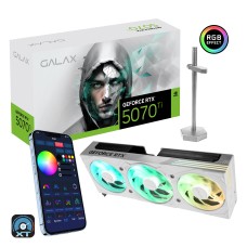 Galax RTX5070TI EX Gamer 1-Click OC White 16GB DDR-7 Graphics Card 