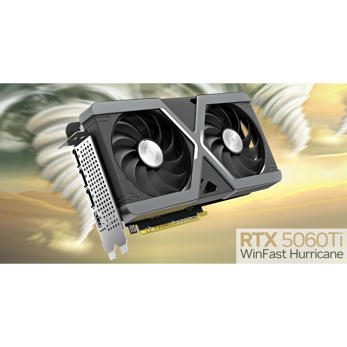 Leadtek WinFast RTX5060TI HURRICANE 8GB DDR-7 Graphics Card Leadtek WinFast RTX5060TI HURRICANE 8GB DDR-7 Graphics Card