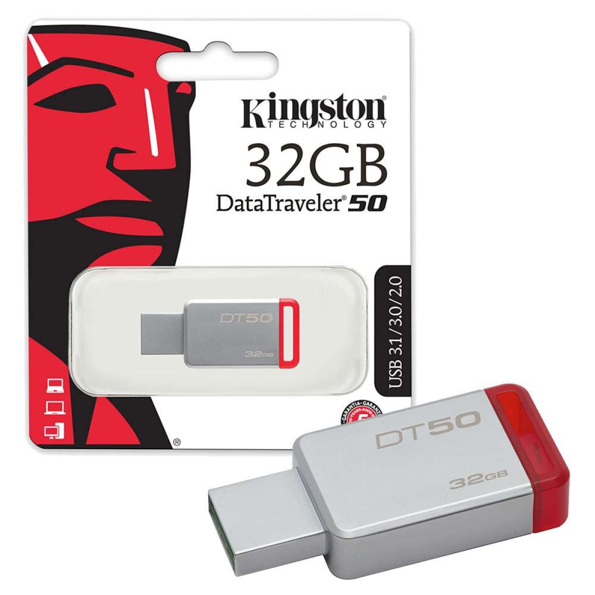 KINGSTON 32GB DT50 USB 3.0 Flash Drive