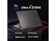 ASUS ROG Strix G18 AI/3D/Gaming Laptop Ultra 9 275HX 24 Core-RTX5070TI 12GB DDR7 140W-32GB DDR5-4TB M.2 NVME 7400MB/s  (Customized) 18" 2.5K 240Hz IPS