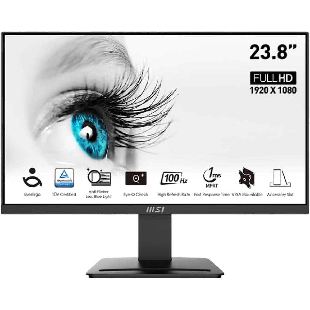 MSI PRO MP2412 24'' 1080P 100Hz 1MS Monitor (HDMI/DP) MSI PRO MP2412 24'' 1080P 100Hz 1MS Monitor (HDMI/DP)