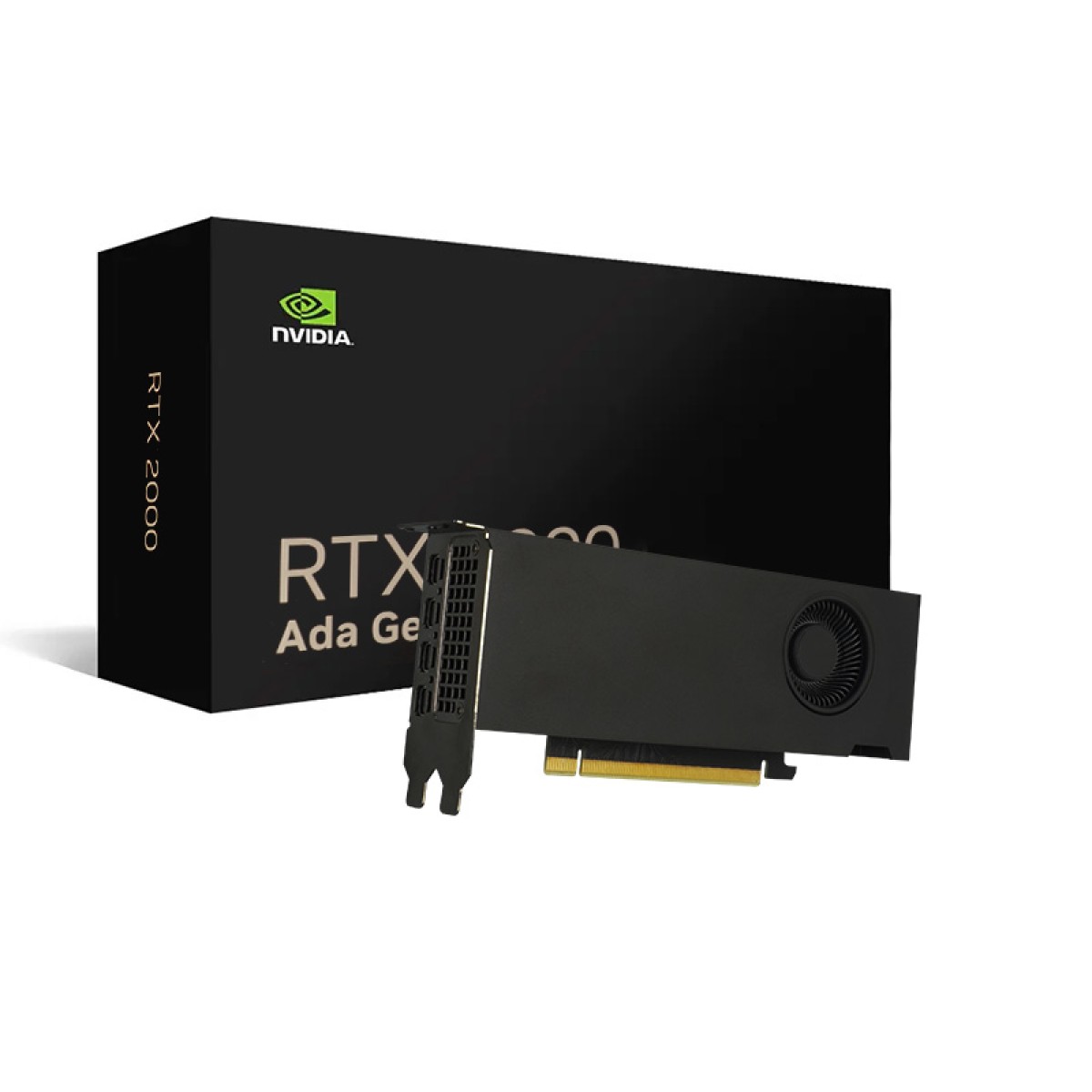 NVIDIA RTX 2000 Ada 16GB -LP bracket (Dual Slot, 70W)-Retail Box NVIDIA RTX 2000 Ada 16GB -LP bracket (Dual Slot, 70W)-Retail Box