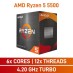AMD RYZEN 5 5500 6 CORE UP TO 4.2GHZ Processor