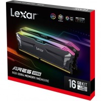 LEXAR ARES 16GB DDR-4 RGB 3600MHz Memory KIT (8GBX2) BLACK