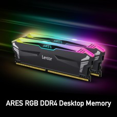 LEXAR ARES 32GB DDR-4 RGB 3600MHz Memory KIT (16GBX2) BLACK