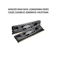 Apacer Nox 32GB DDR-5 6000MHz Memory KIT (16GBX2) Intel XMP 3.0 & AMD EXPO