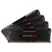 CORSAIR Vengeance LED Red 32GB DDR-4 2666MHz (8GBX4) Kit Memory