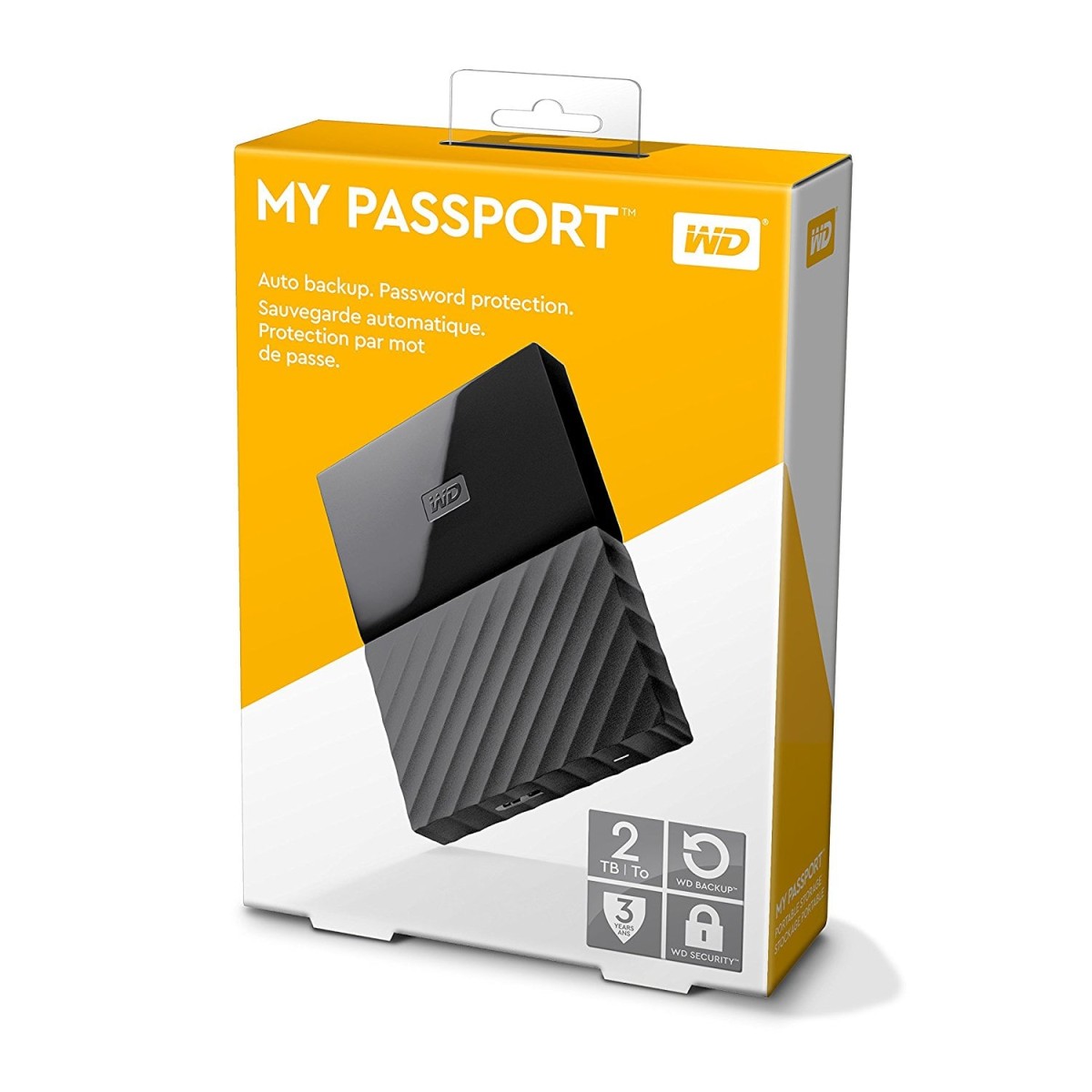 WD 2TB My Passport External USB3.0 Hard Drive                        
                                                        Western Digital