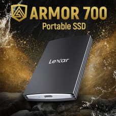 LEXAR ARMOR 700 1TB PORTABLE SSD USB 3.2 2000MB/s IP66 Dust and Water Resistance/3-meter anti-drop 