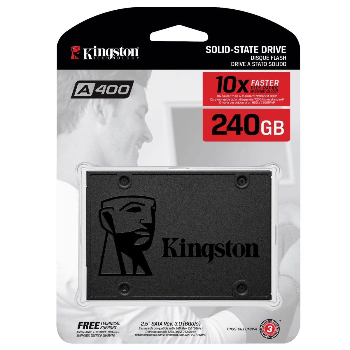 KINGSTON A400 240GB SSD 2.5'' | Taipei For Computers - Jordan
