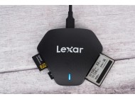 Lexar Professional Multi-Card 3-in-1 USB 3.1 Reader (Supports SD, microSD and CF Cards)